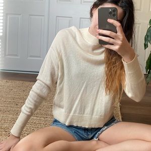 Everlane cashmere mockneck sweater